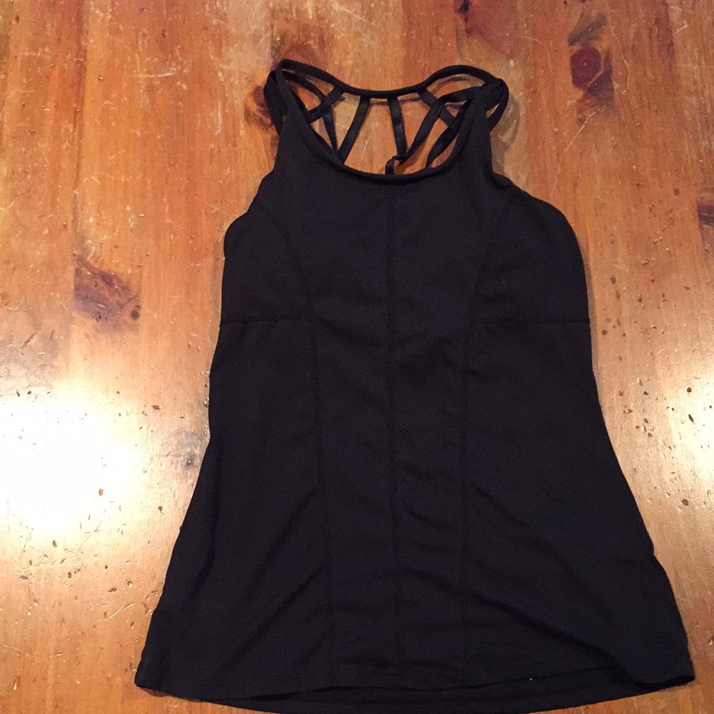 Fabletics Brand Size: S Black Tank detailed back
